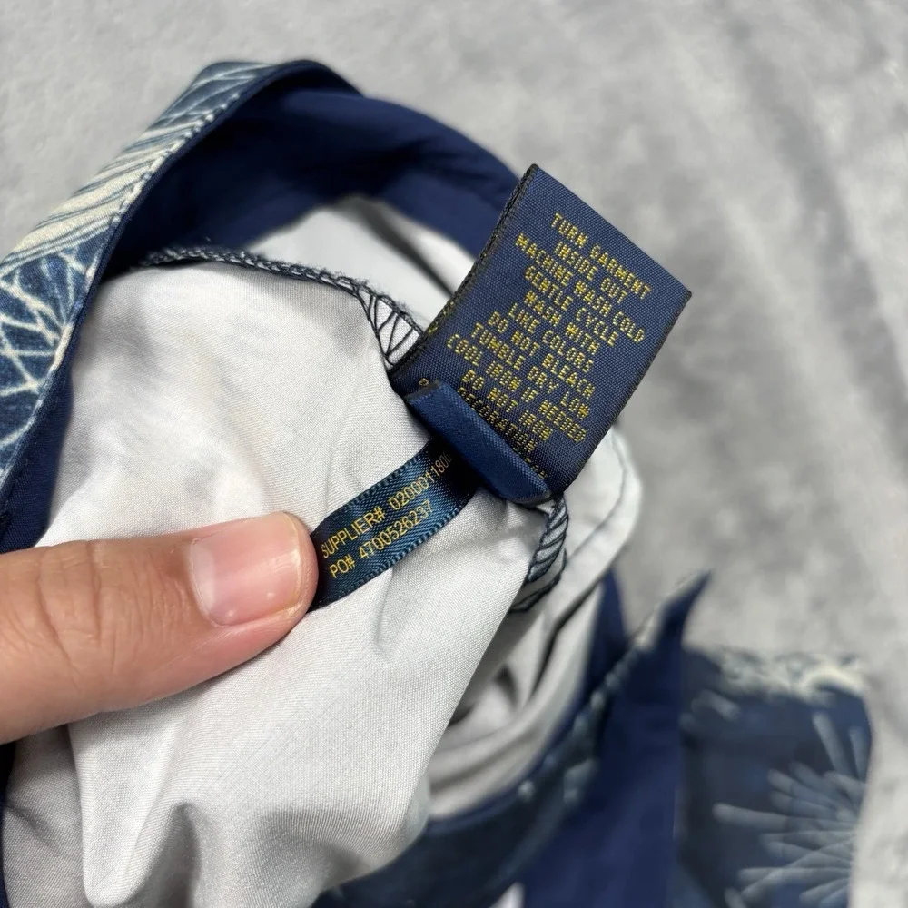 Polo Ralph Lauren Shorts Mens 38 Blue All Day Beach Bird Print Swim Trunks